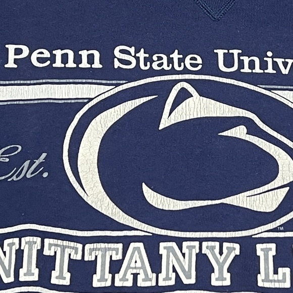 Penn State Nittany Lions NCAA College Vintage 1980s Sweatshirt - Picture 4 of 7